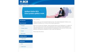 Online Application - KlikBCA