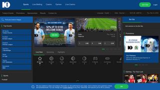 10Bet Premium Online Sports Betting Odds