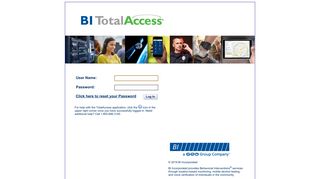 BI TotalAccess - Login