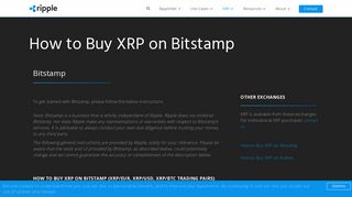How to Buy XRP on Bitstamp | Ripple