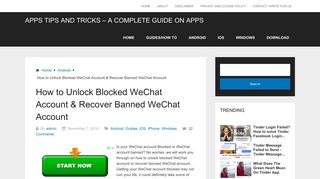 How to Unlock Blocked WeChat Account & Recover WeChat Account