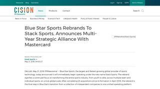 Blue Star Sports Rebrands To Stack Sports, Announces Multi-Year ...