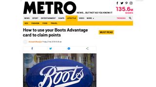 How to use your Boots Advantage card to claim points | Metro News