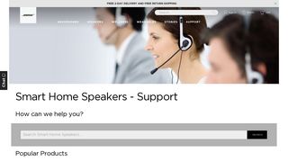 Smart Home Speakers - Support - Bose