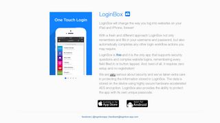 App Support - loginbox