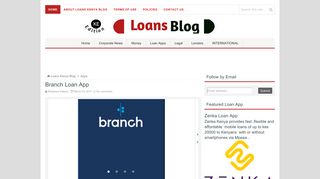 Branch Loan App - Loans Kenya Blog
