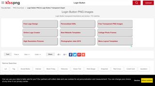 Login Button PNG & Login Button Transparent Clipart Free Download ...