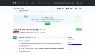 Login Button not working · Issue #24190 · owncloud/core · GitHub