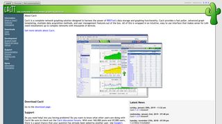 Cacti® - The Complete RRDTool-based Graphing Solution