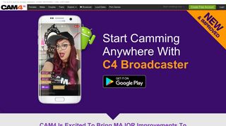 Cam4 - Broadcast From Your Mobile Device