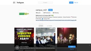 Willkommen am Campus M21     (@campus_m21) • Instagram photos ...