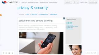 Mobile Banking Security | Privacy and Security | Capitec Bank