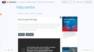 How to get the Capitec Bank Cellphone App | Help Centre | Capitec ...