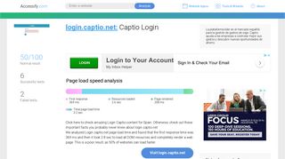 Access login.captio.net. Captio Login