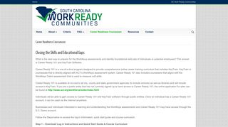 SC WorkReady Communities » Career Readiness Courseware