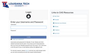 Login - CAS – Central Authentication Service - Moodle