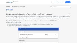 How to manually install the Securly SSL certificate in Chrome – Support