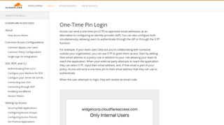 One-Time Pin Login - Cloudflare Access - Cloudflare Developers