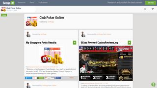 Club Poker Online | Scoop.it