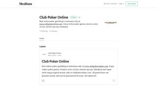 Club Poker Online – Medium