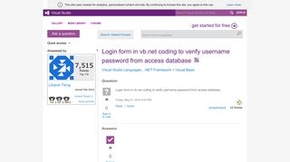 Login form in vb.net coding to verify username password from ...