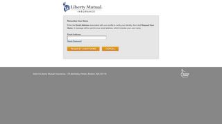 Remember User Name - Login to Liberty Mutual Agents' Portal