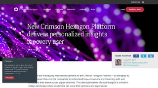 New Crimson Hexagon Platform delivers personalized insights for ...