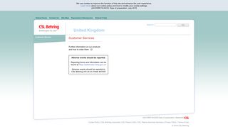CSL Behring - UK Homepage