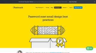 Password reset email design best practices | Postmark