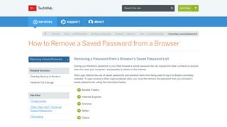 How to Remove a Saved Password from a Browser : TechWeb ...