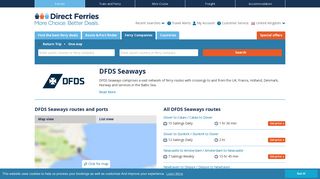 DFDS Seaways - Ferry booking, timetables and DFDS ferry tickets