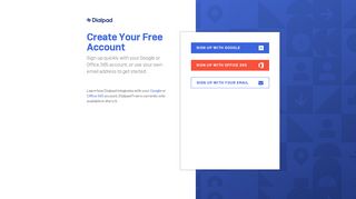 Sign Up for Dialpad