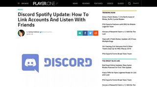 Discord Spotify Update: How To Link Accounts And Listen With ...