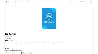 Buy EA Access - Microsoft Store