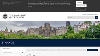 eTime | The University of Edinburgh