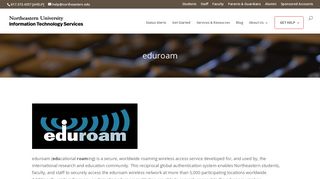 eduroam - Northeastern ITS