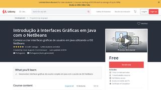 Introdução à Interfaces Gráficas em Java com o NetBeans | Udemy