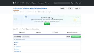 Login feito em PHP e MySQL com nivel de usuários. - GitHub
