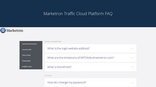 Marketron Traffic Cloud Platform FAQ