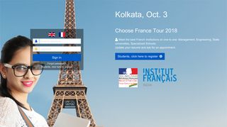 Choose France Tour - Kolkata 2018 - Login