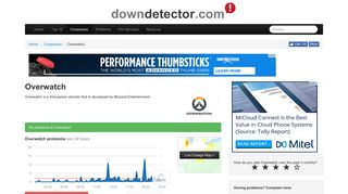 Overwatch down? Current problems and outages | Downdetector