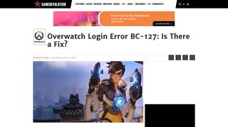 Overwatch Login Error BC-127: Is There a Fix? - GameRevolution