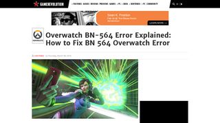 Overwatch BN-564 Error Explained: How to Fix BN 564 Overwatch ...
