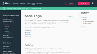 Social Login Overview | Okta Developer