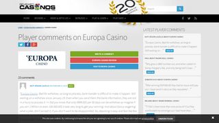 22 Europa Casino player comments | Reviewed-Casinos.com