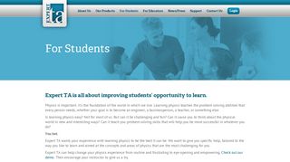 The Expert TA – For Students