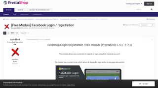 [Free Module] Facebook Login / registration - Free Modules ...