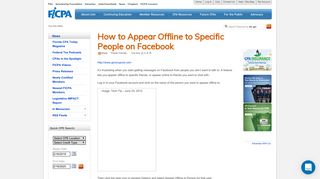 How to Appear Offline to Specific People on Facebook - FiCPA