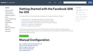 Getting Started - iOS SDK - Facebook for Developers