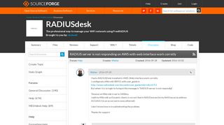 RADIUSdesk / Discussion / Help:RADIUS server is not responding on ...